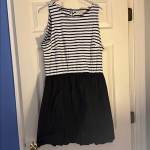 LOFT sleeveless knit top with cotton skirt dress.  Super comfy XL